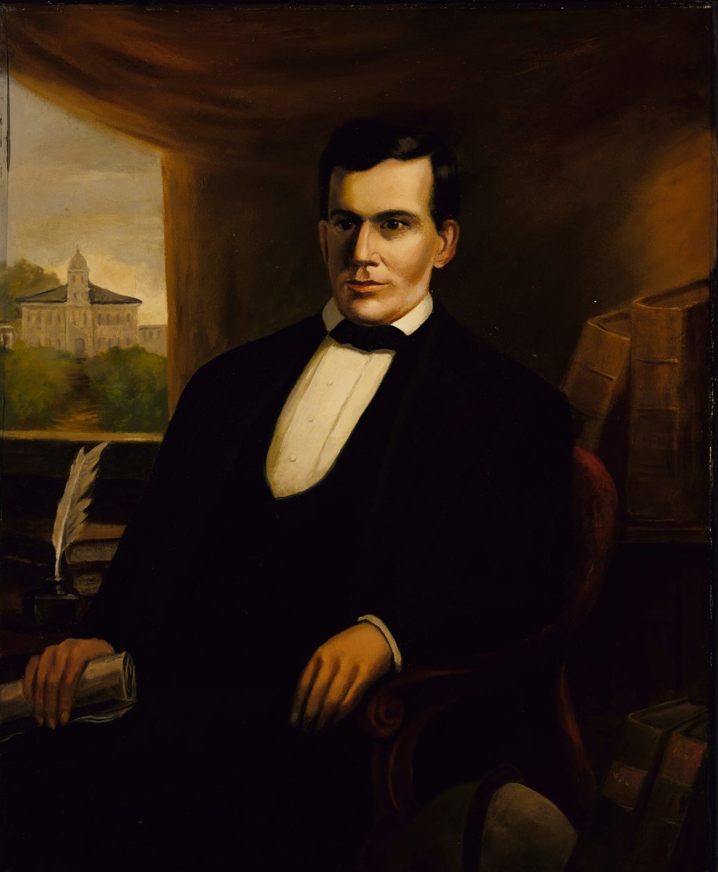 Porträtt av Freeman Cary av Robert S. Duncanson