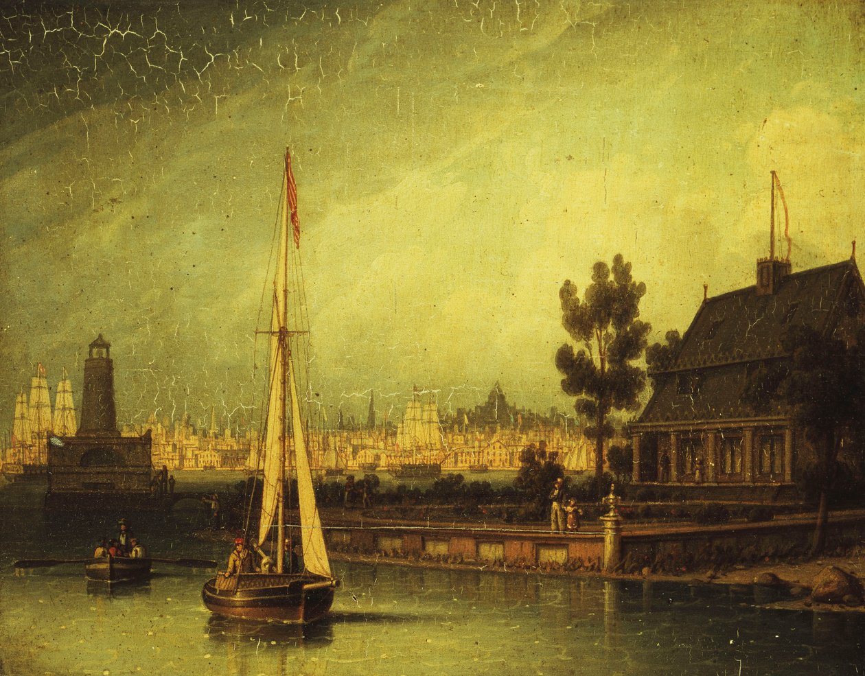The Harbour, Liverpool, av Robert Salmon