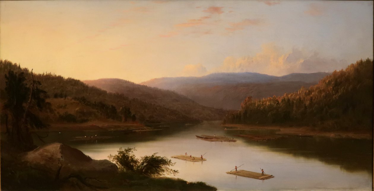 Platt båt män av Robert Seldon Duncanson