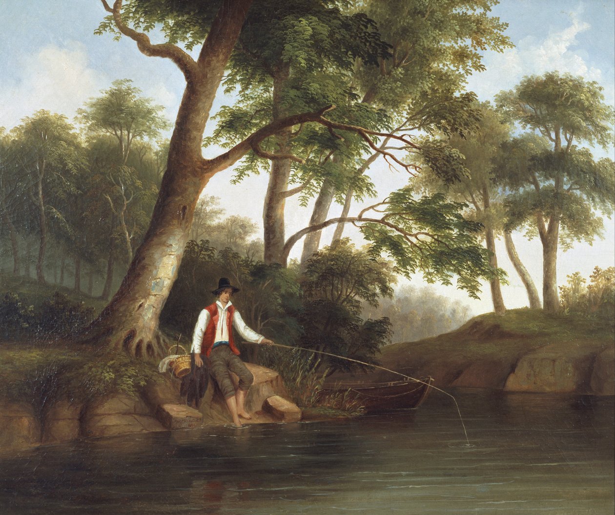 Man Fiske av Robert Seldon Duncanson
