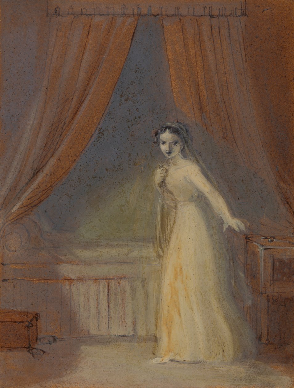 Juliet på väg att ta sitt sovande utkast av Robert Smirke