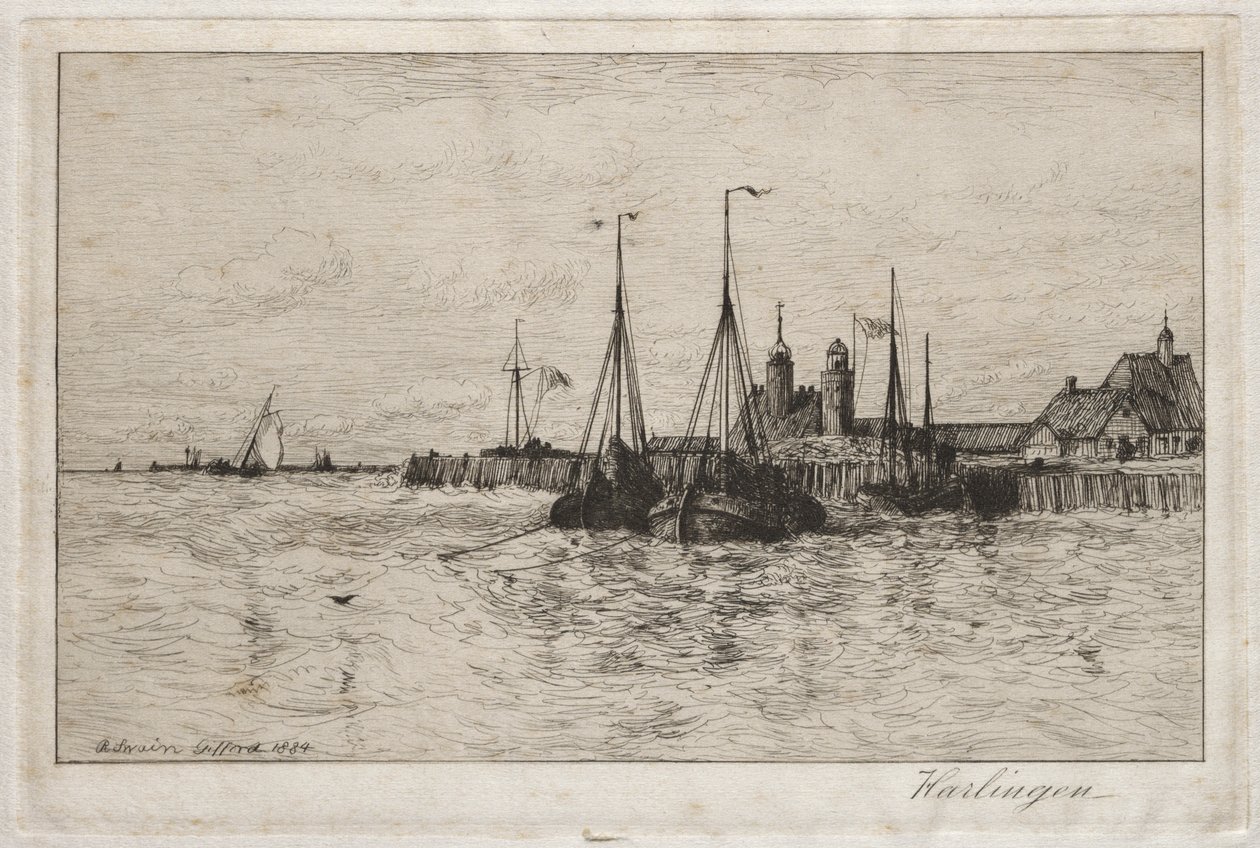 Harlingen, 1884. av Robert Swain Gifford