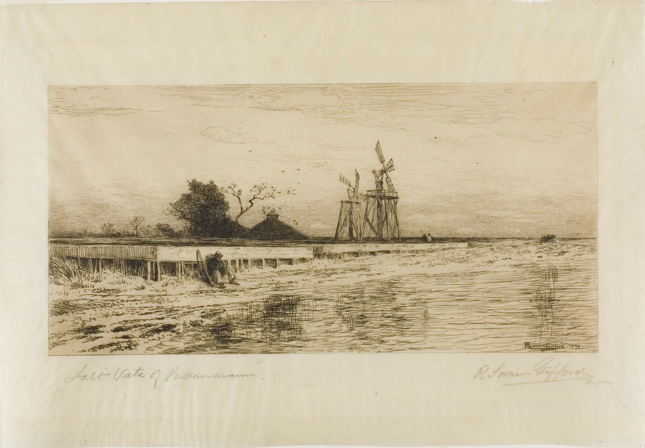 Saltvattnar från Padanaram av Robert Swain Gifford