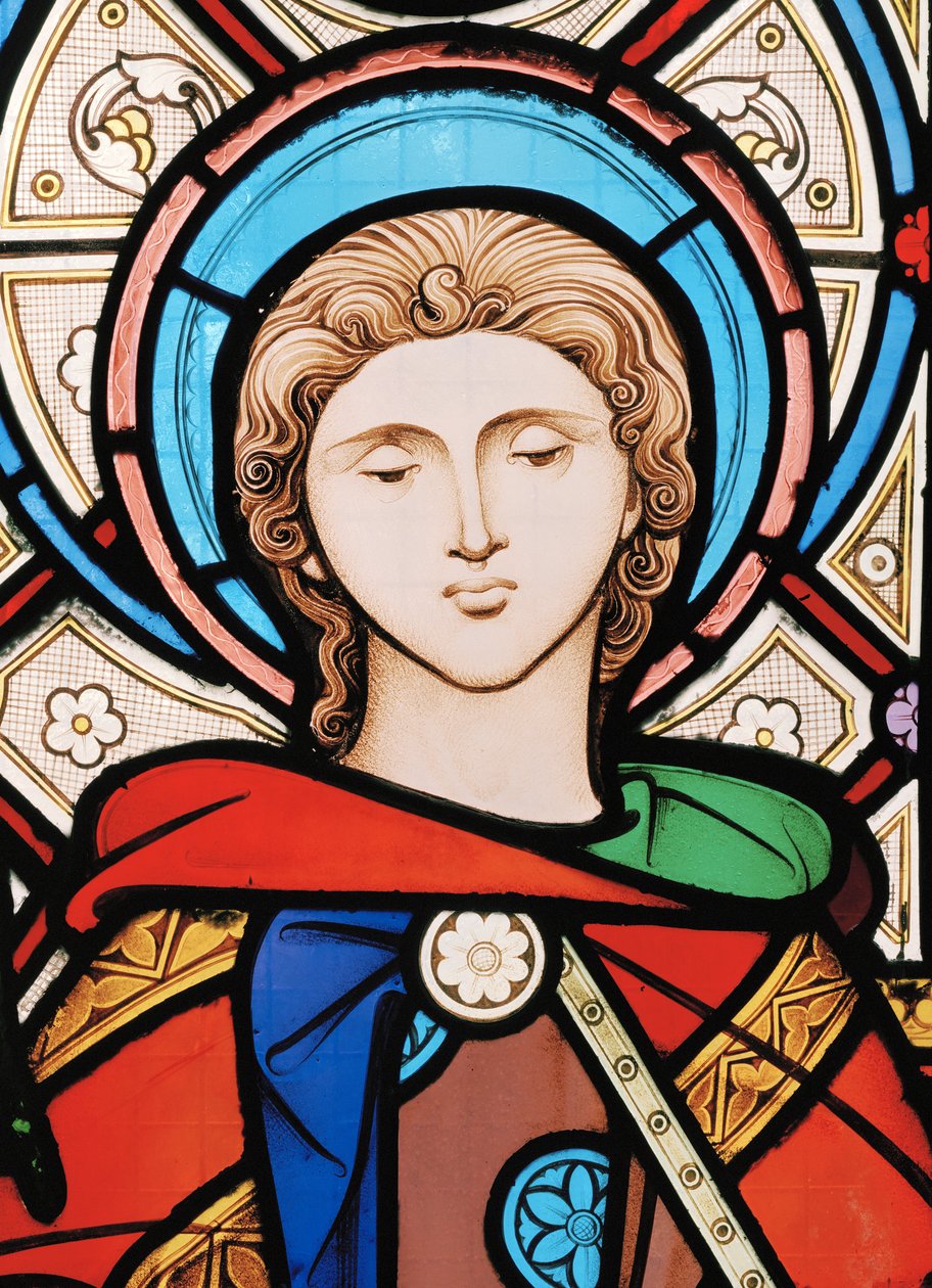 St John, 1862 (målat glas) av Robert Turnill Bayne