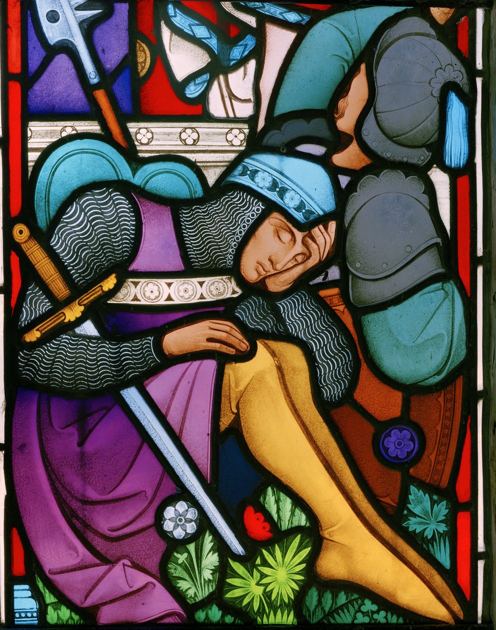 Uppståndelsen, detalj, 1864 (målat glas) av Robert Turnill Bayne
