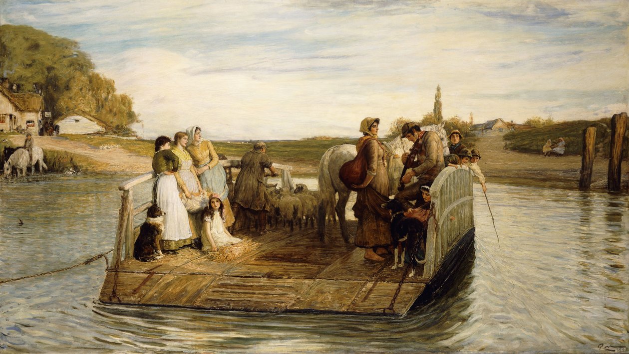Färjan, 1881 av Robert Walker Macbeth