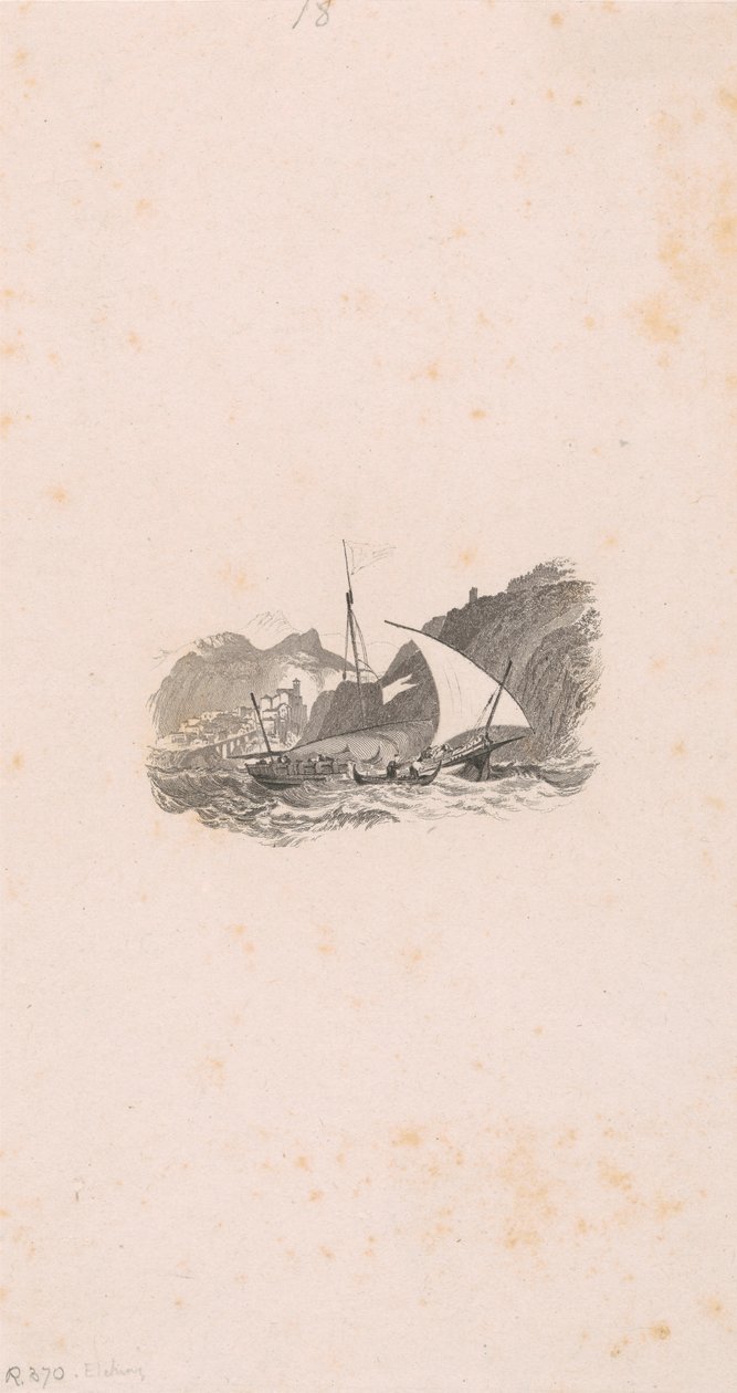 Amalfi (vinjett) av Robert Wallis