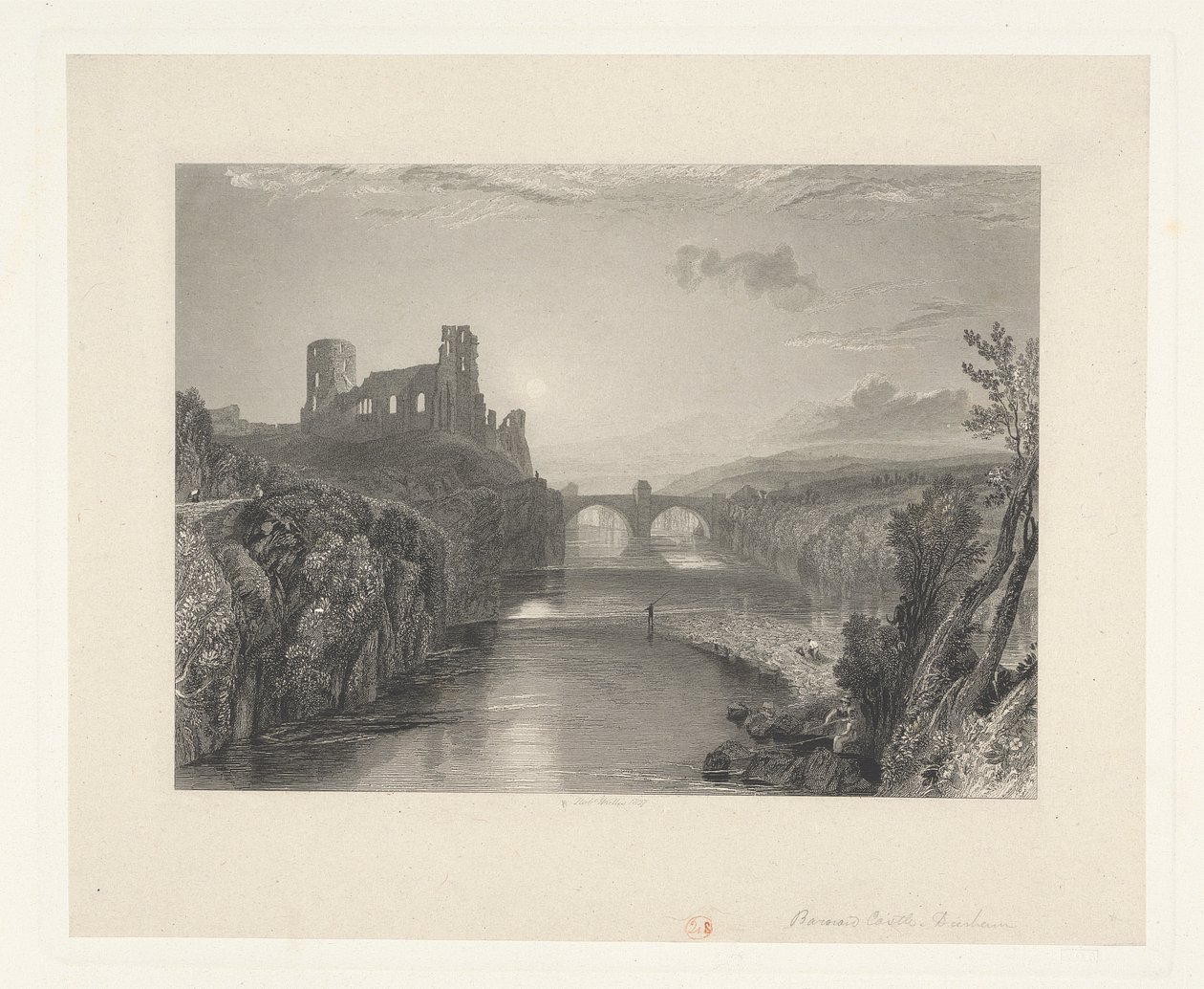 Barnard Castle, Durham av Robert Wallis