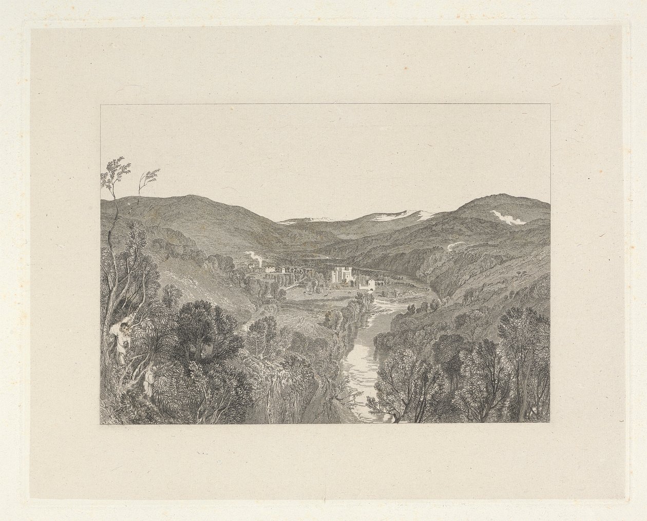 Buckfastleigh Abbey, Devonshire av Robert Wallis
