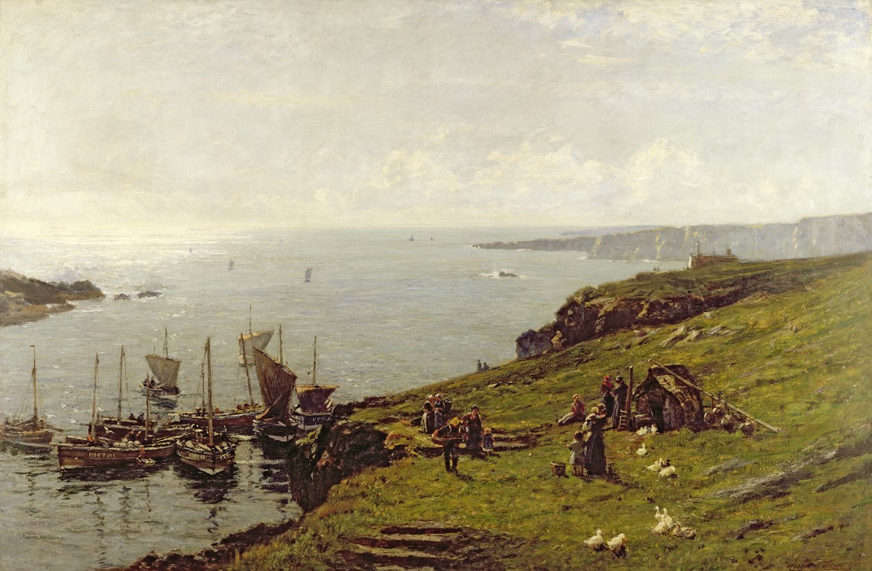 Över det solbelysta havet av Robert Weir Allan