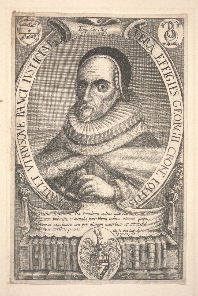 Sir George Croke (etsning) av Robert White