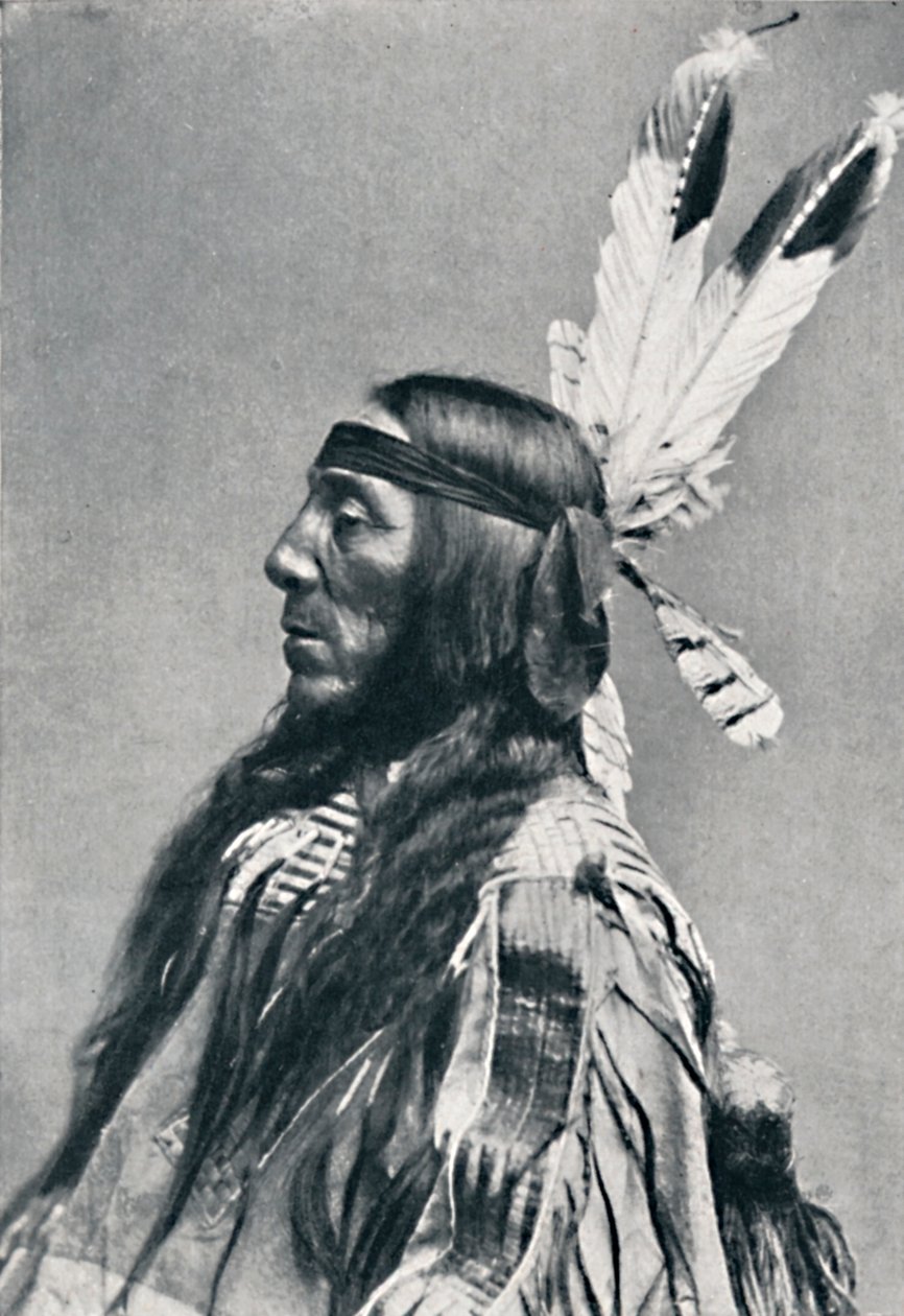 Profilvy av en Sioux, 1912 av Robert Wilson Shufeldt