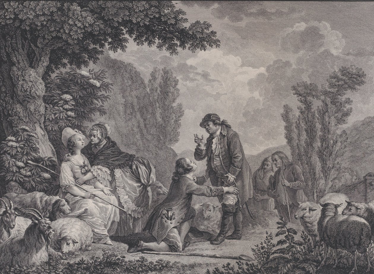 Erkännandet av Fonrose, 1786. av Robert de Launay