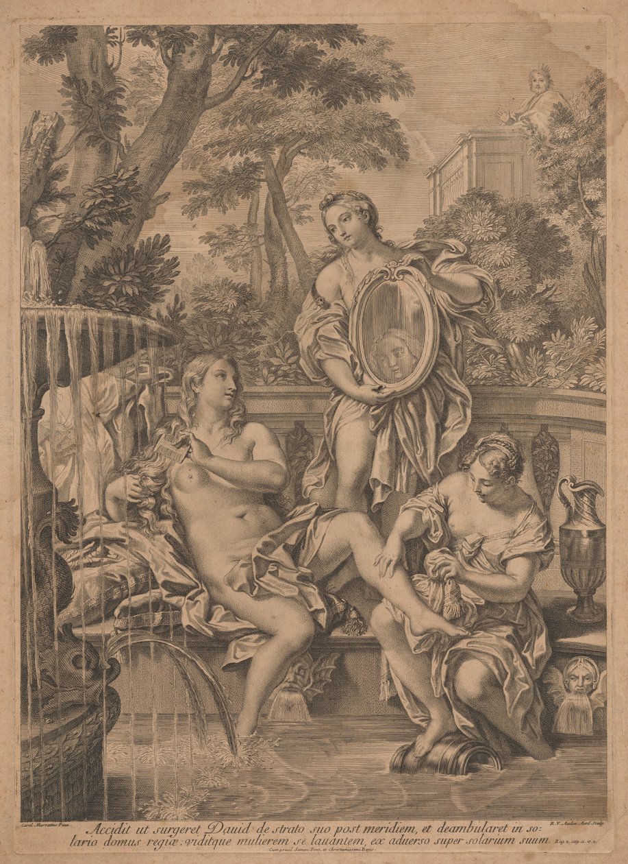 David och Batseba. av Robert van Audenaerde