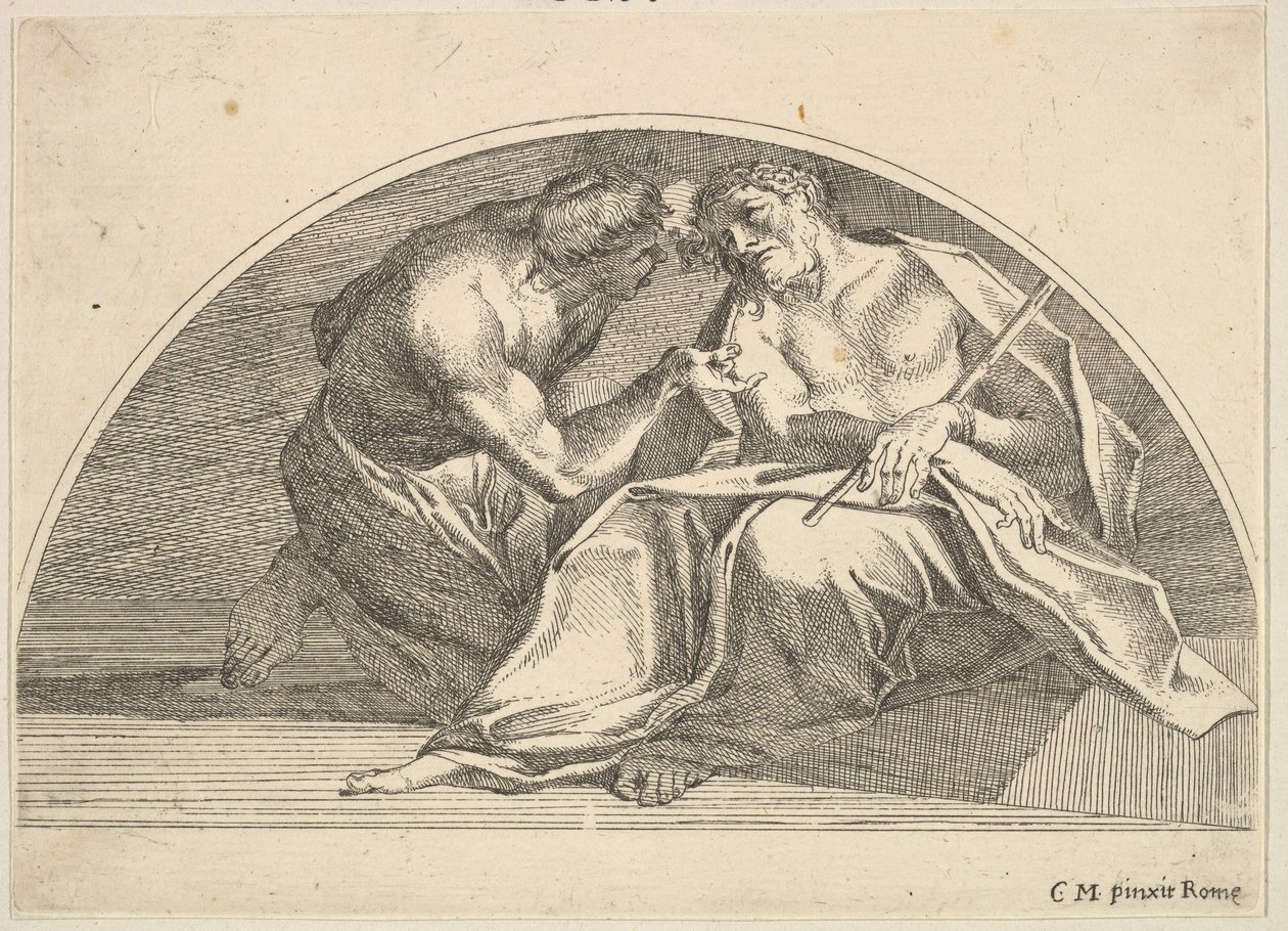 Hån mot Kristus, 1680-1743. av Robert van Audenaerde