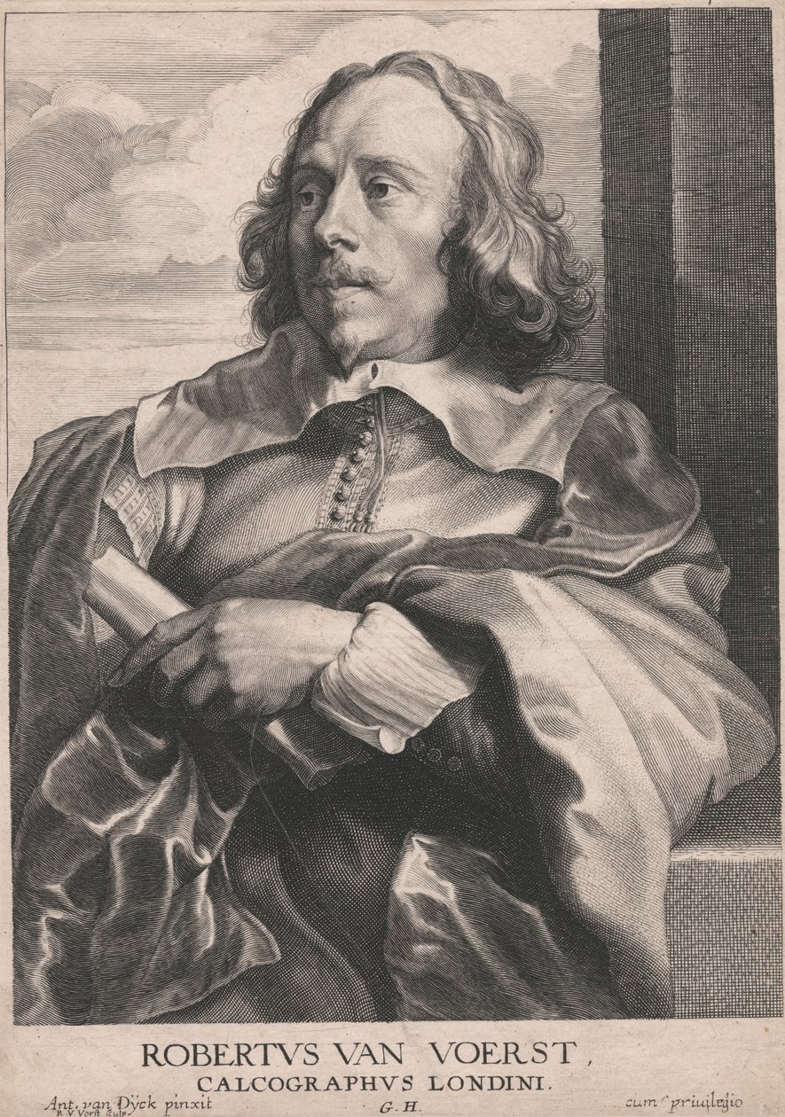 Robert van Voerst, gravör i London av Robert van Voerst