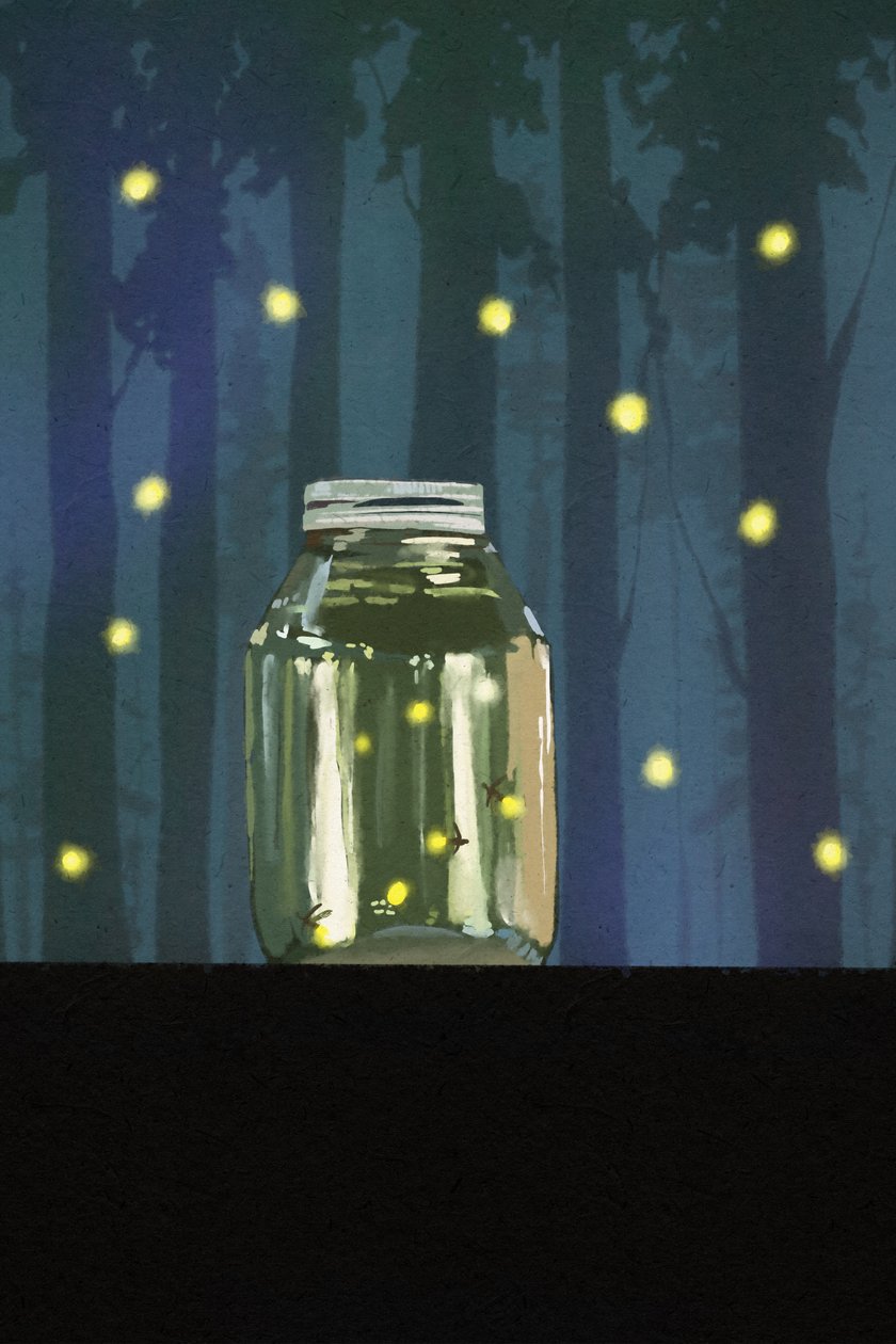 Chasing Fireflies, 2022 (digital) av Roberta Murray