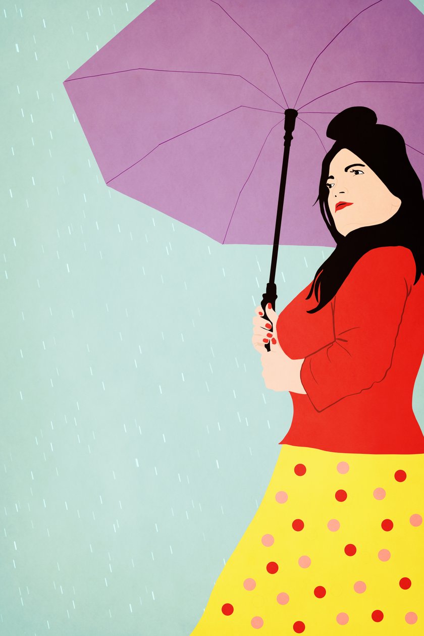 Scarlet In The Rain, 2022 (digital) av Roberta Murray