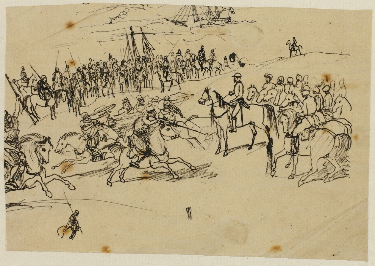 Arabisk fantasi av Rodolphe Bresdin