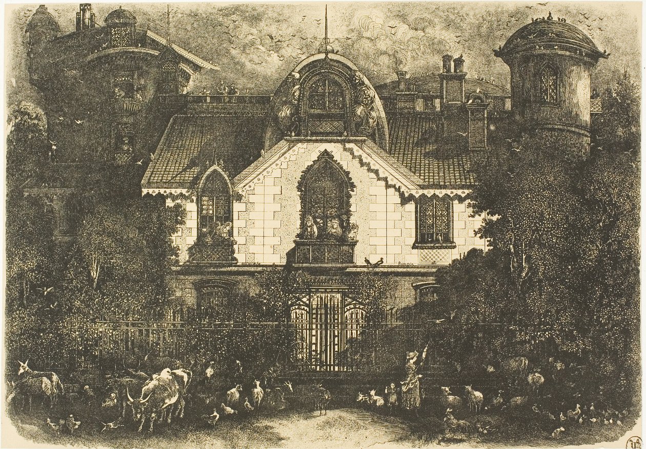 Det förtrollade huset av Rodolphe Bresdin