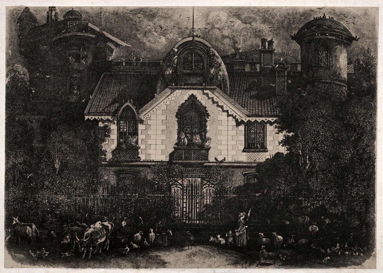 Det förtrollade huset av Rodolphe Bresdin