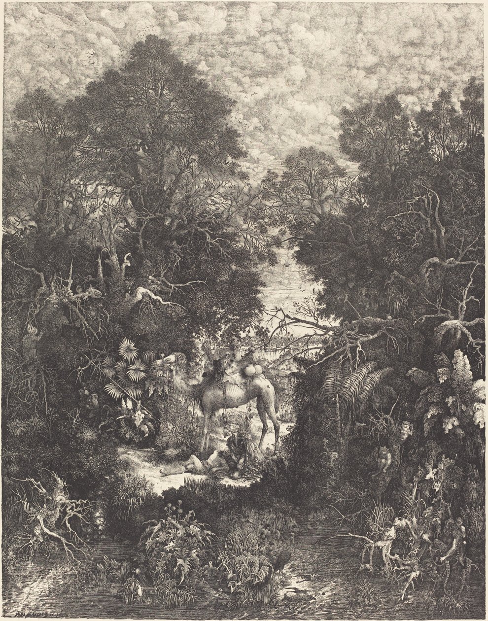 Den barmhärtige samariten av Rodolphe Bresdin
