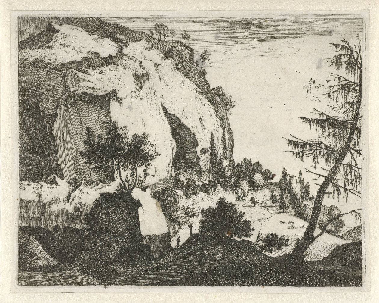 bergslandskap Tyrolska landskap (serietitel) av Roelant Roghman