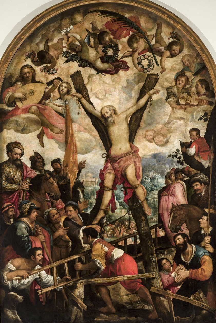 Sankt Andreas martyrskap, ca. 1610. av Roelas
