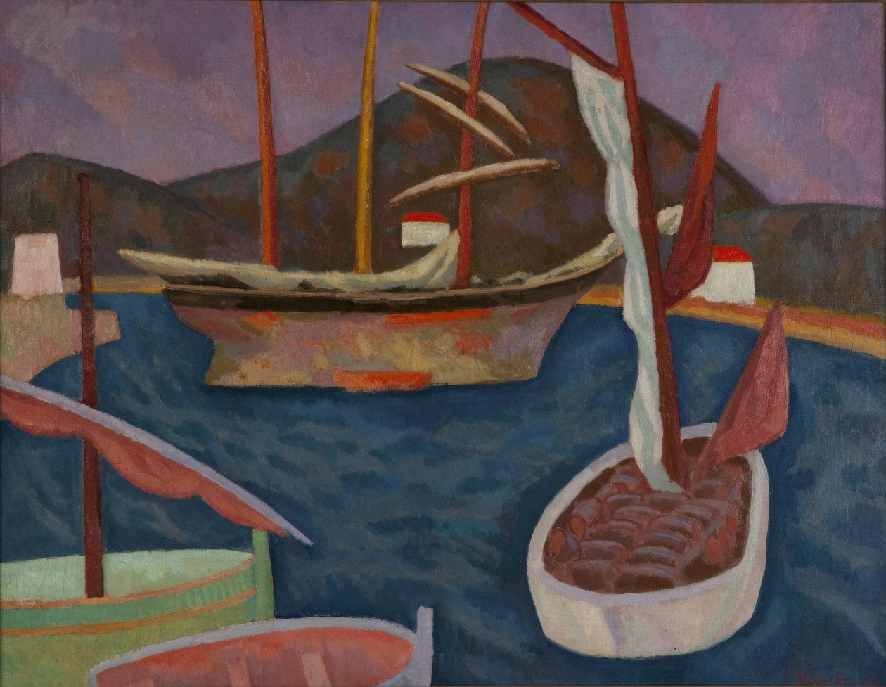 Båtar i en hamn av Roger Eliot Fry