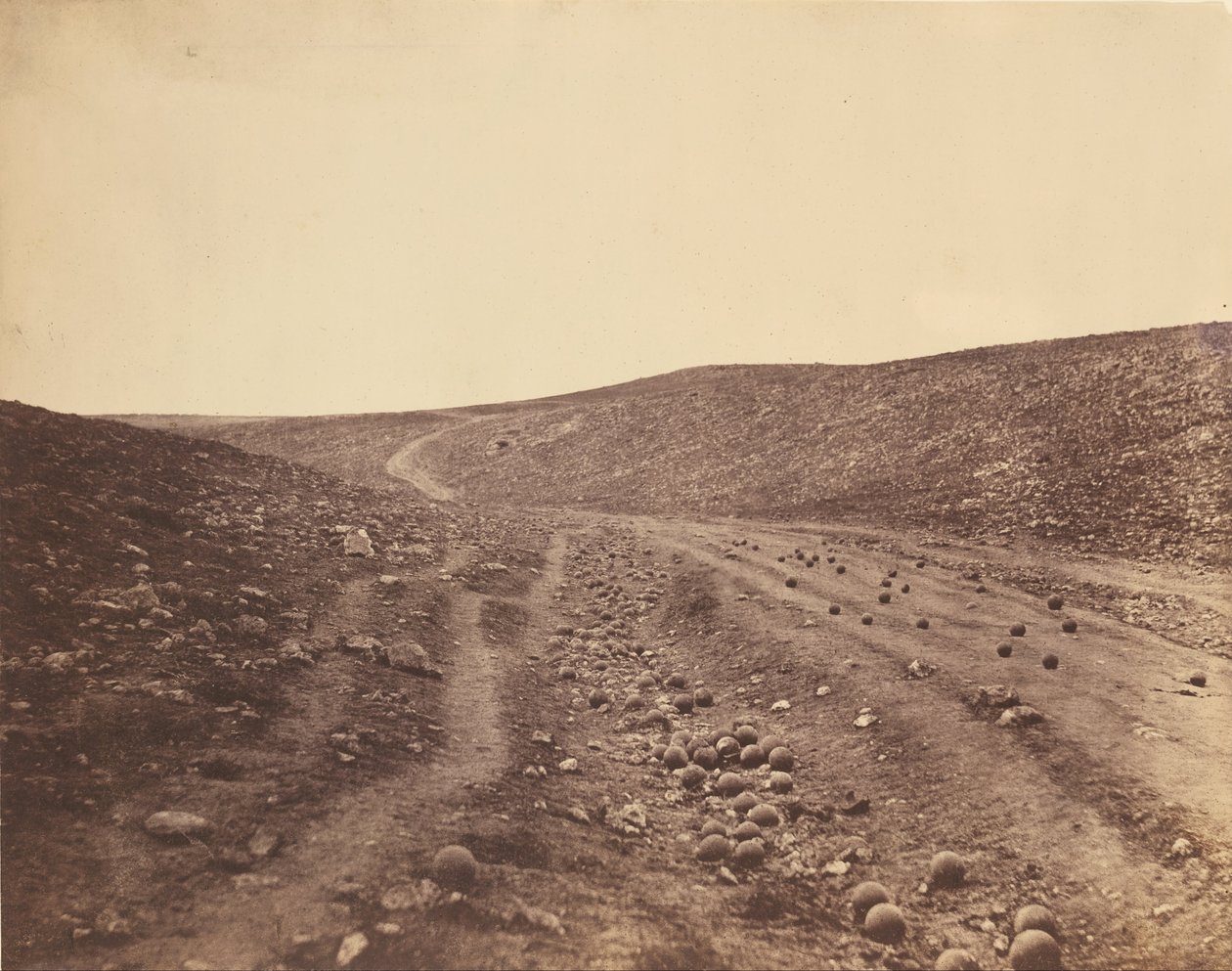 Dödens skuggans dal av Roger Fenton