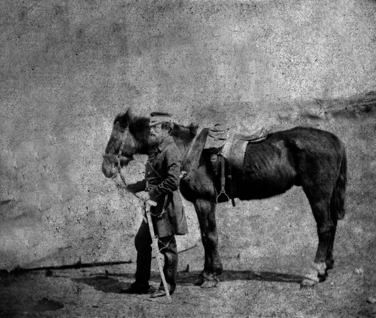 Kapten Arthur Layard, 1855 av Roger Fenton