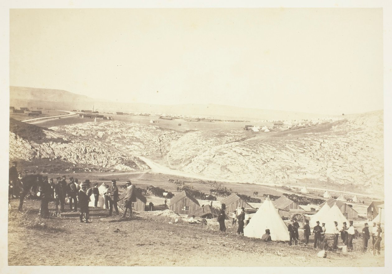 Lägret för hästartilleriet, 1855. av Roger Fenton
