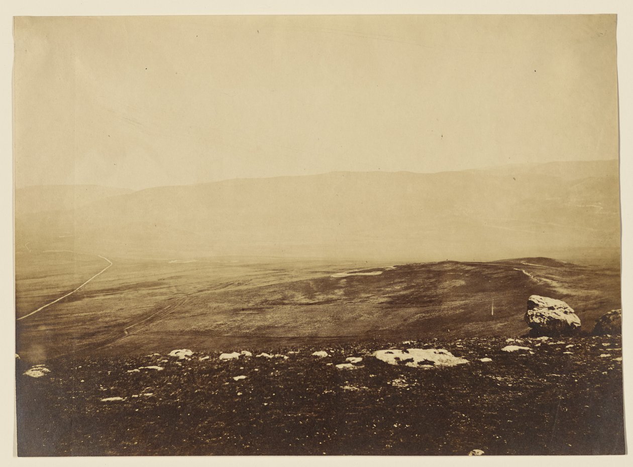 Slätterna vid Balaklava IV. av Roger Fenton