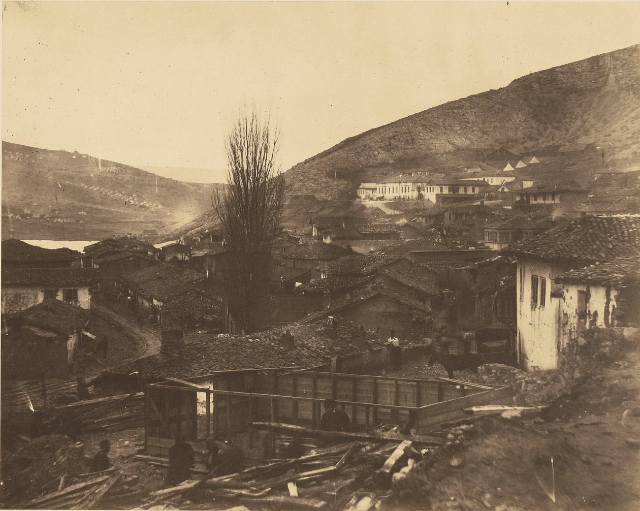 Järnvägsgatan i Balaklava av Roger Fenton