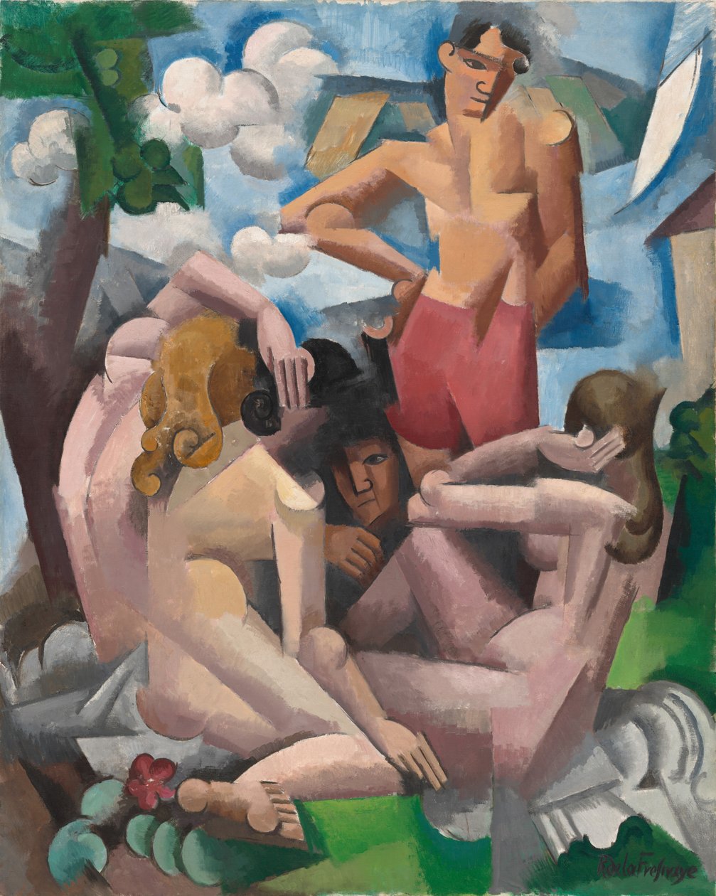 Badarna, 1912. av Roger de La Fresnaye