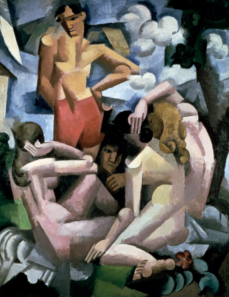 Badarna, 1912. av Roger de La Fresnaye
