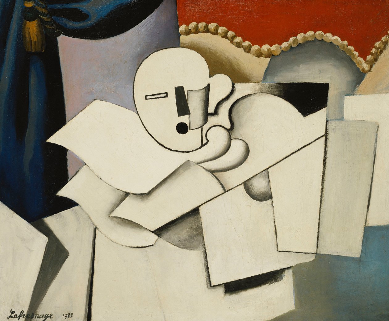 Clownen; Le Pierrot, 1922 av Roger de La Fresnaye