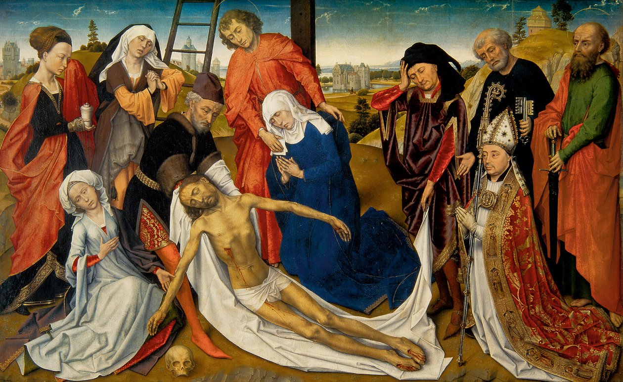 Klagoång över den döde Kristus, ca. 1460-1464 av Rogier van der Weyden