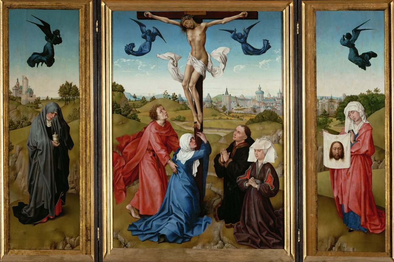 Triptych- The Crucifixion av Rogier van der Weyden