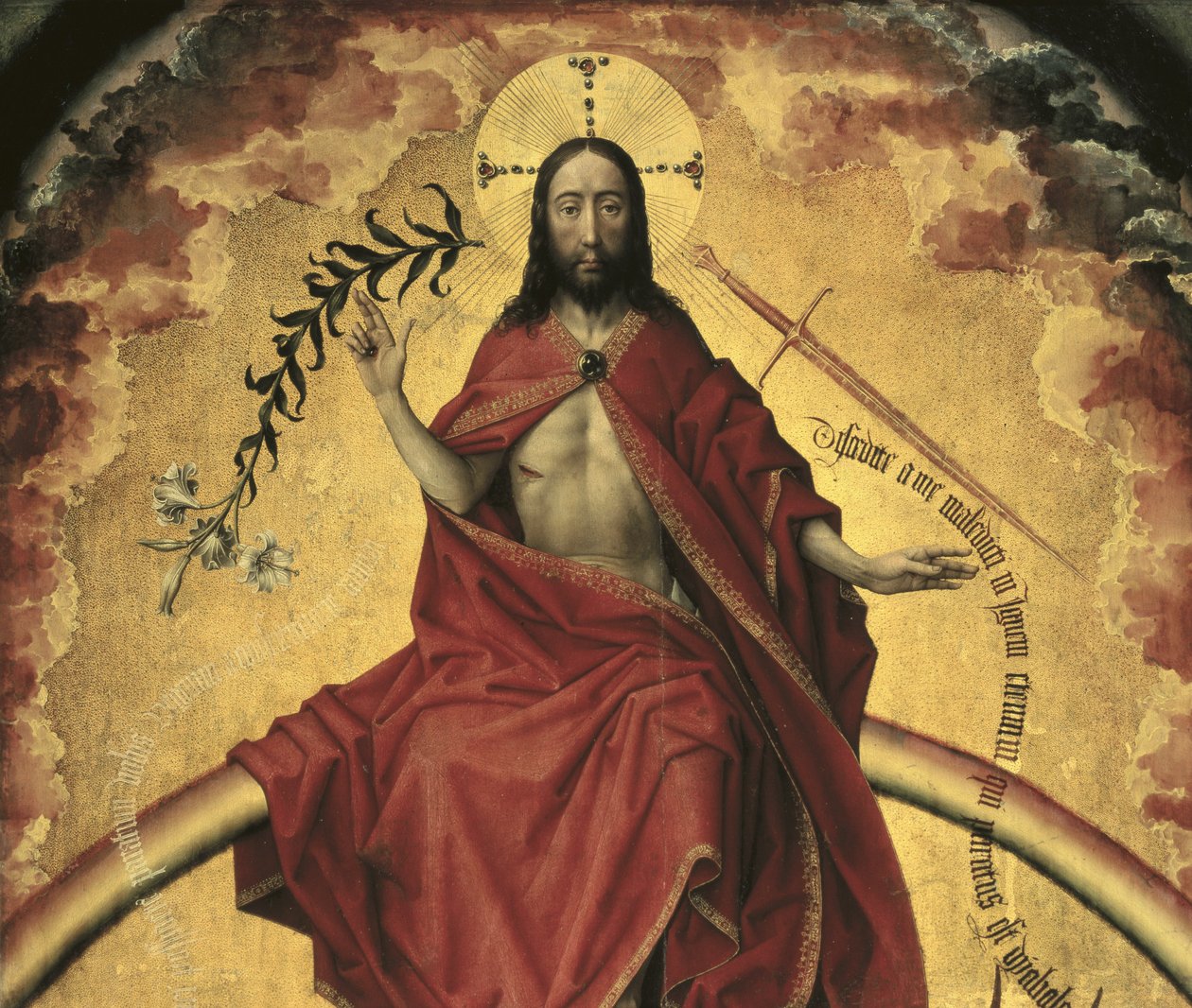 Jesus Kristus i majestät av Rogier van der Weyden