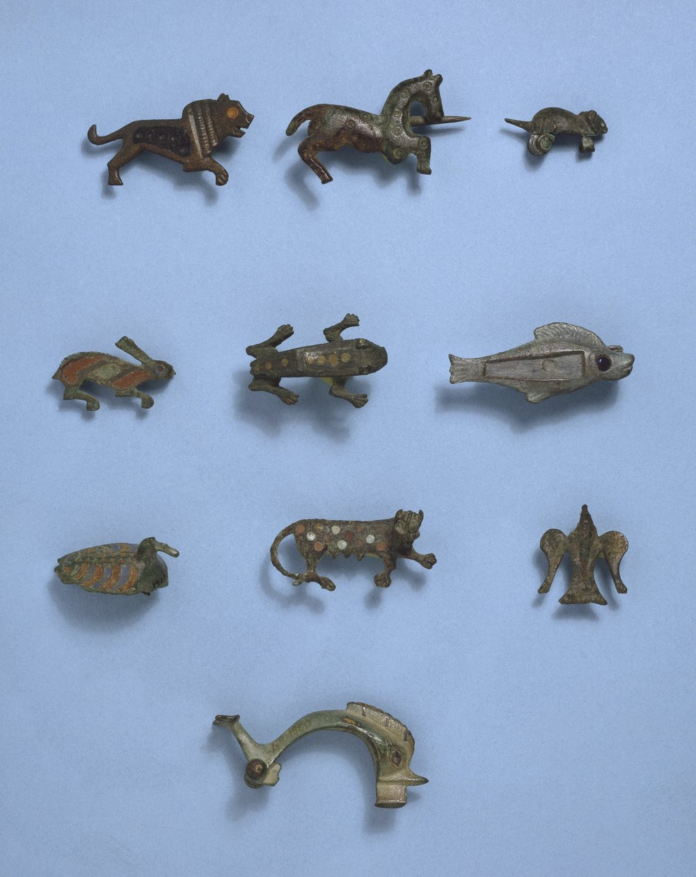 Djurformade broscher, romersk c. 1:a århundradet e.Kr. 1:a århundradet f.Kr. (metall) av Roman