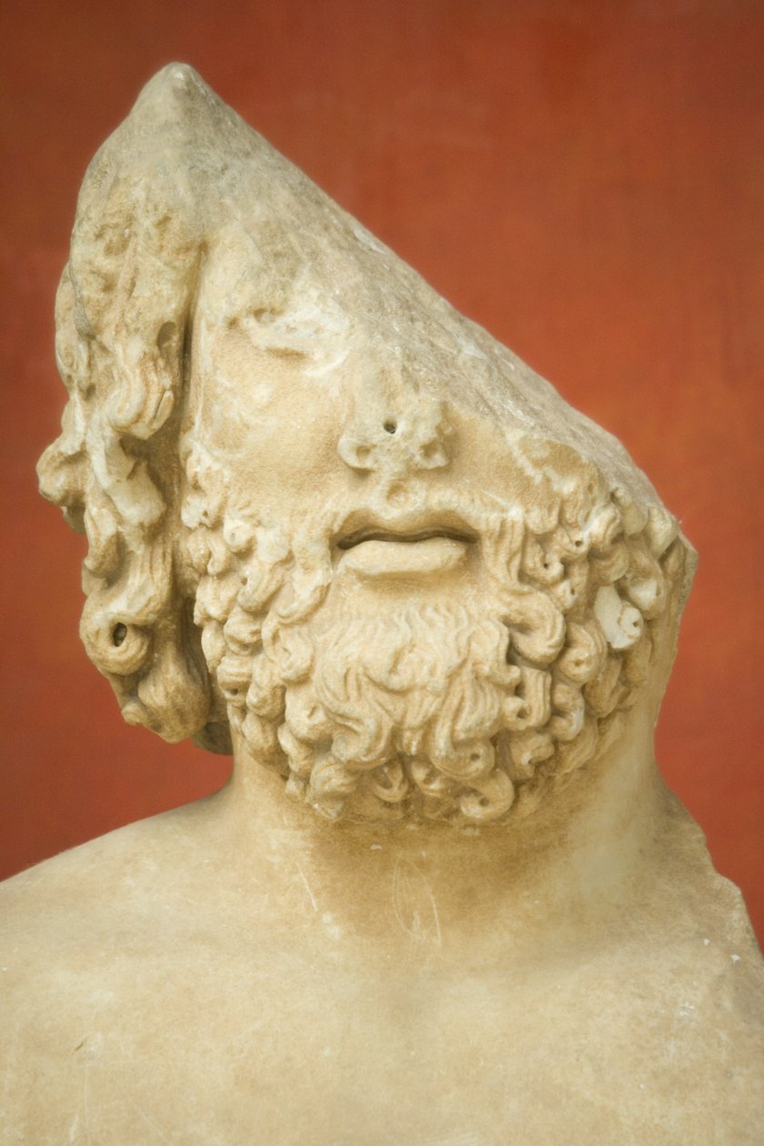 Asklepios, romersk kejsartid (30 f.Kr. - 500 e.Kr.) (marmor) av Roman