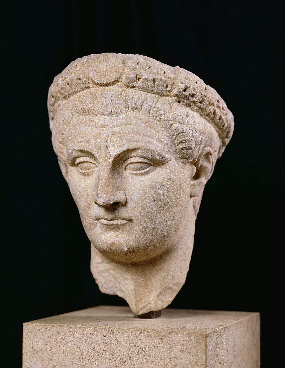 Byst av kejsar Claudius (10 f.Kr.-54 e.Kr.) från Thasos (marmor) av Roman