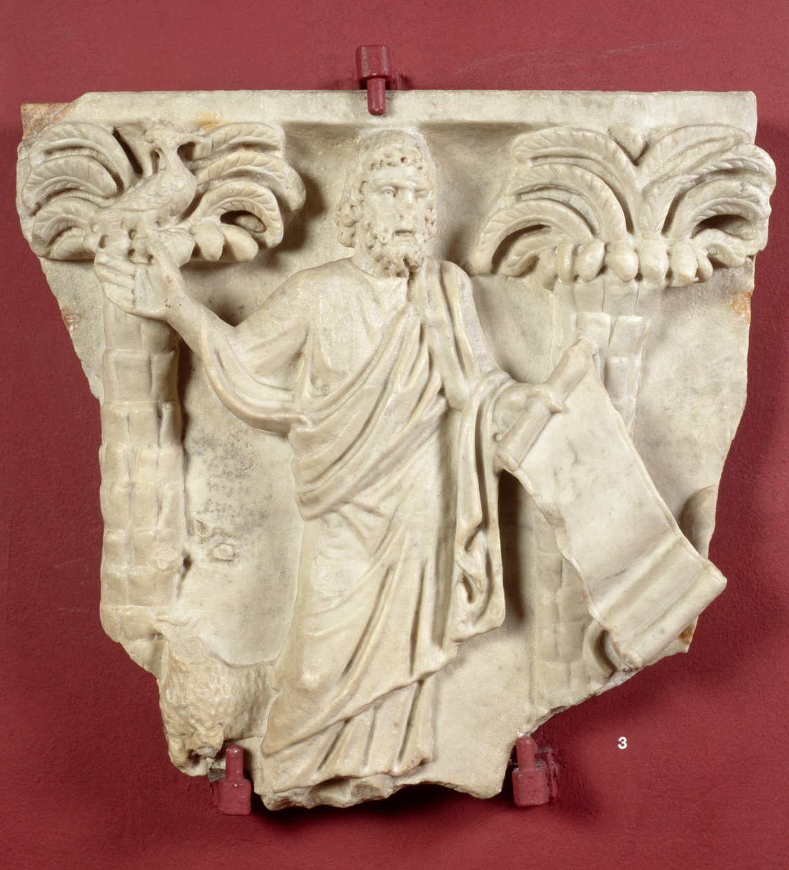 Kristus avbildad som lagstiftare (marmor) av Roman