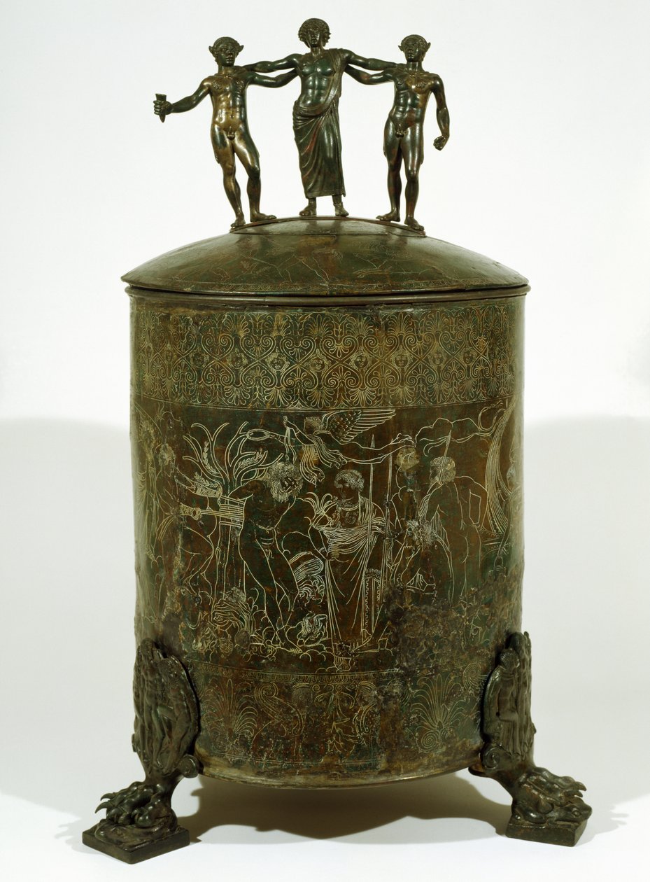 Cista Fioroni, Palestrina (brons) av Roman