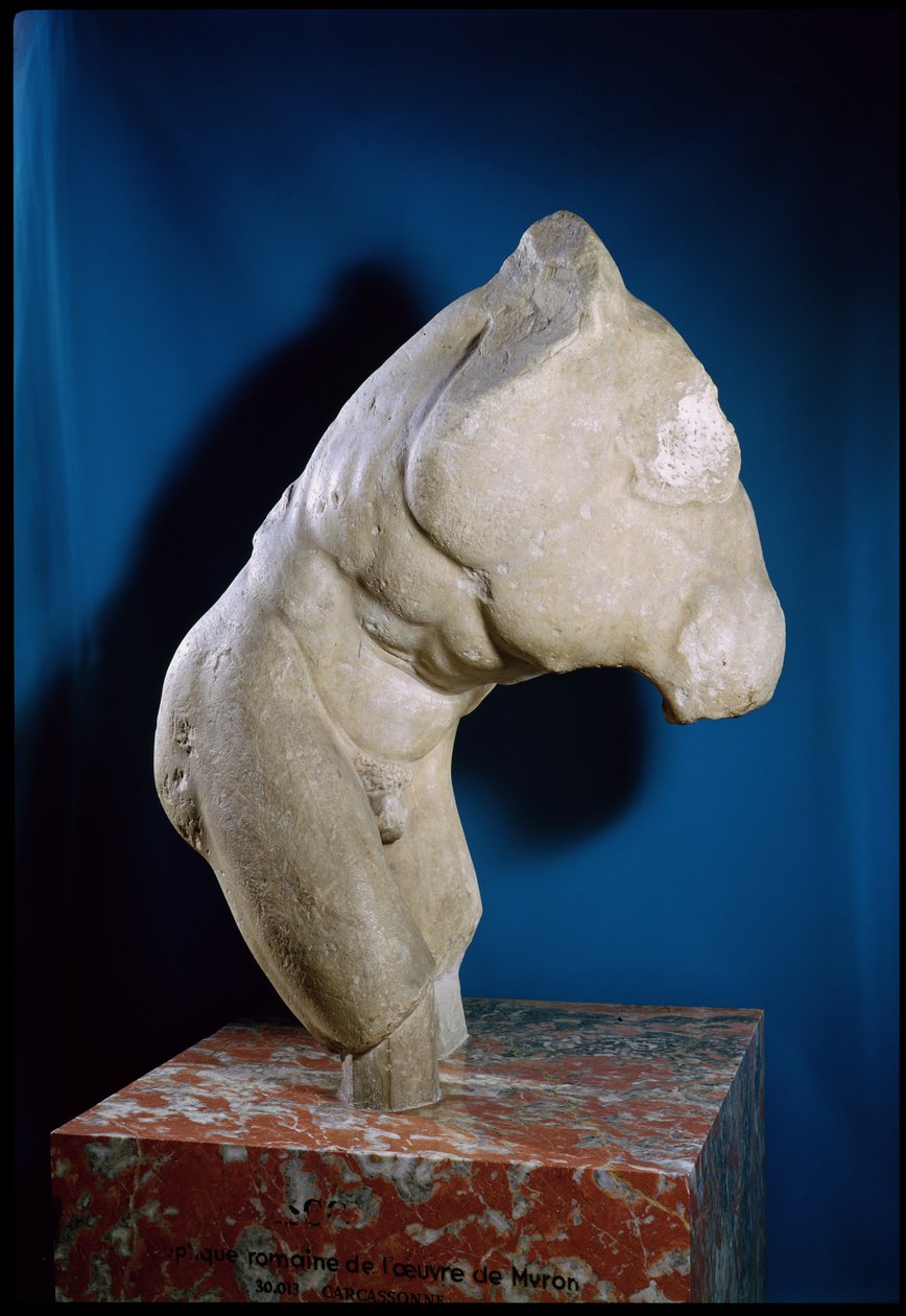 Discobolus, romersk kopia (marmor) av Roman