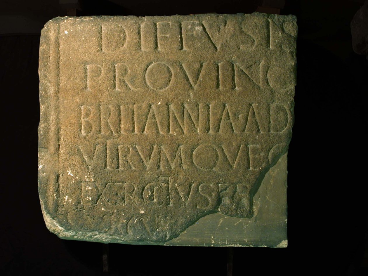 Fragment av en romersk tablett av Roman