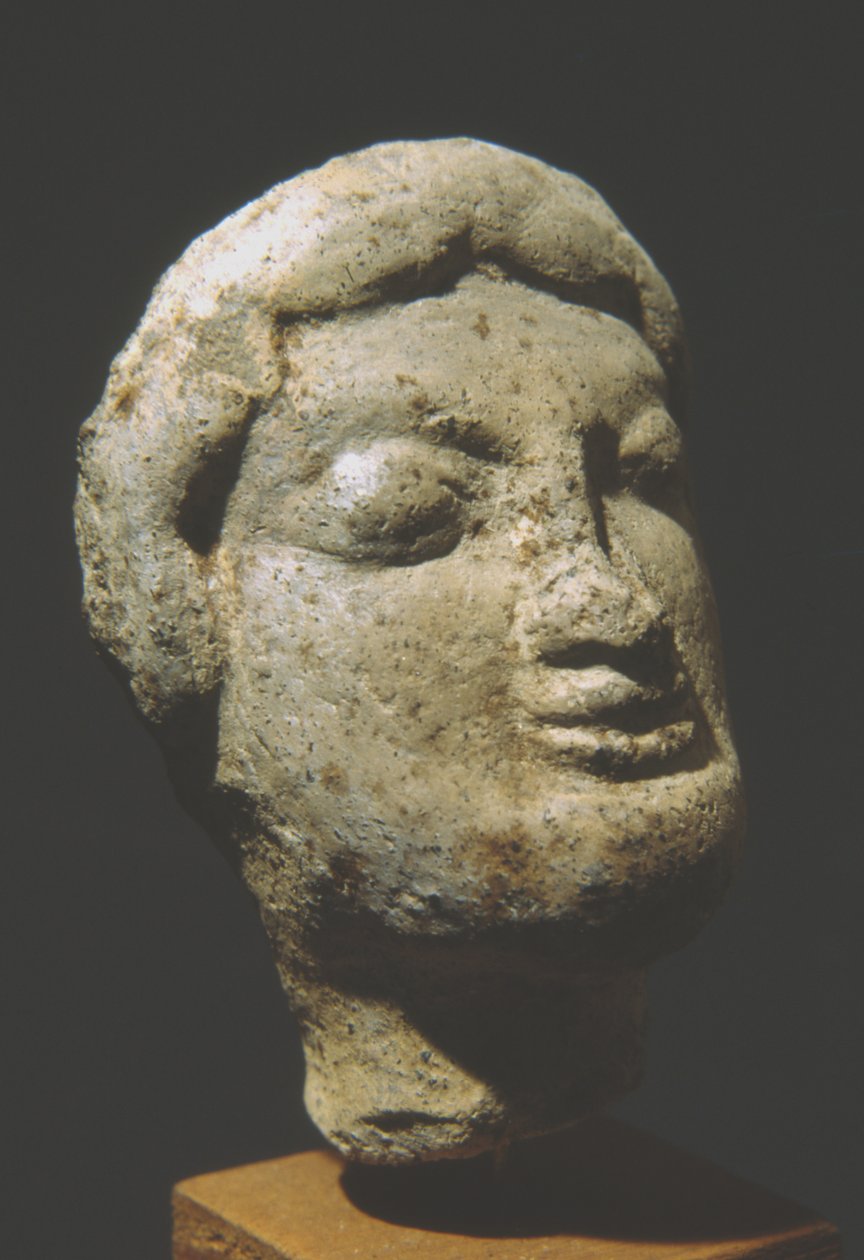 Manligt huvud (terrakotta) av Roman