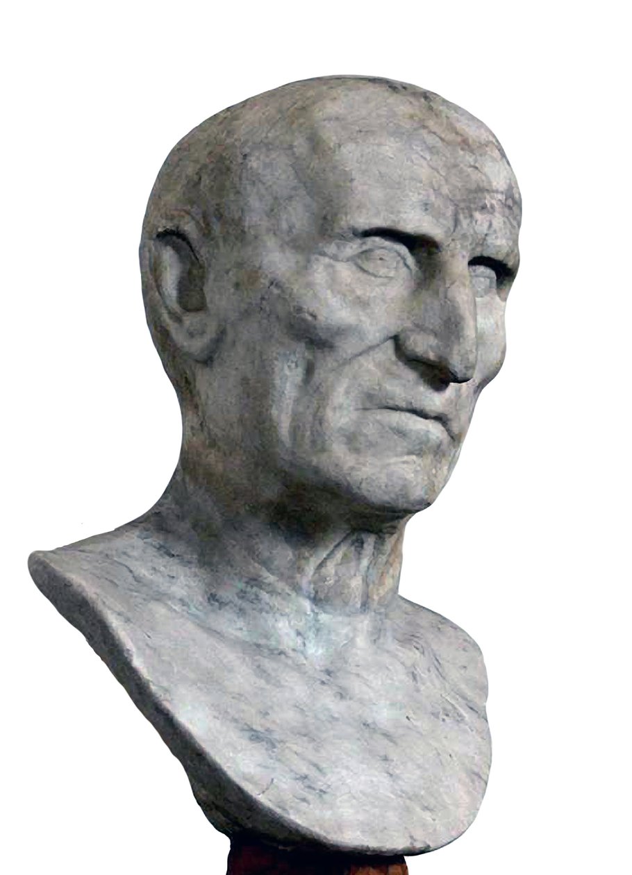 Romerske kejsaren Galba (marmor) av Roman