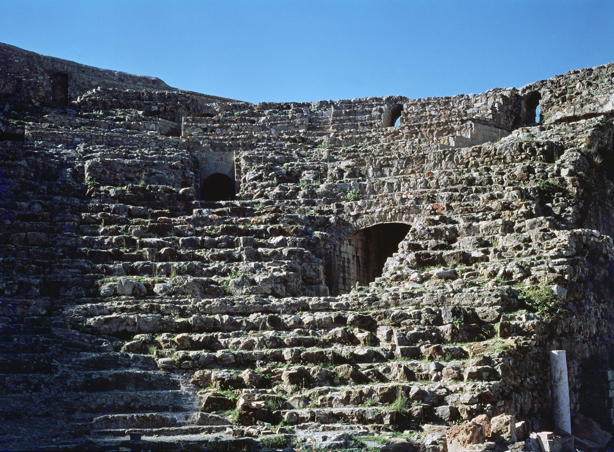 Ruinerna av teatern, sent 200-tal av Roman